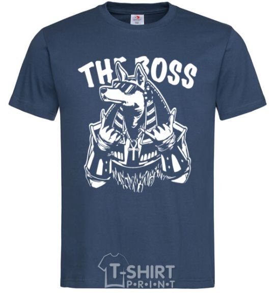 Men's T-Shirt The boss Egypt style navy-blue фото