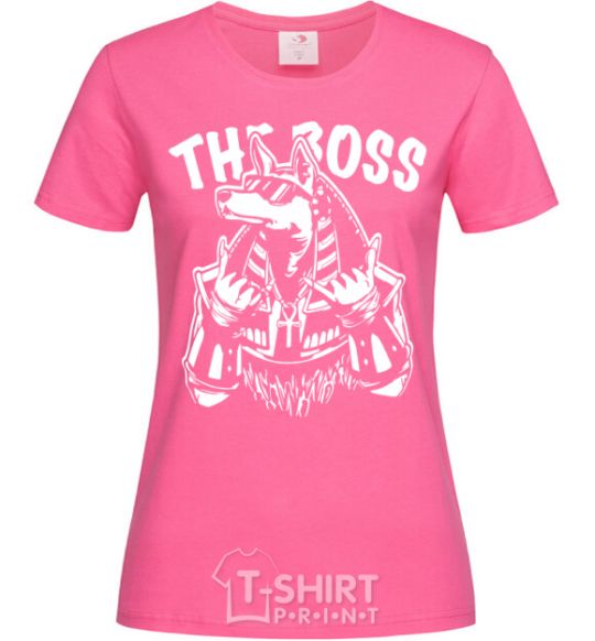 Women's T-shirt The boss Egypt style heliconia фото