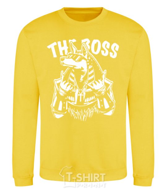 Sweatshirt The boss Egypt style yellow фото