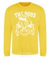 Sweatshirt The boss Egypt style yellow фото