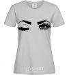 Women's T-shirt Wink grey фото