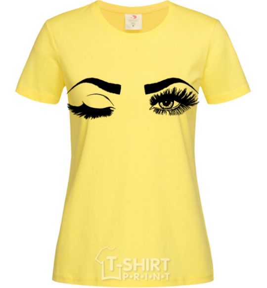 Женская футболка Подмигивает Лимонный фото
