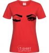 Women's T-shirt Wink red фото