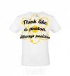 Men's T-Shirt Think like a proton White фото