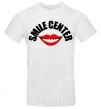 Men's T-Shirt Smile center White фото