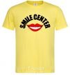 Men's T-Shirt Smile center cornsilk фото