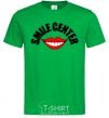 Men's T-Shirt Smile center kelly-green фото