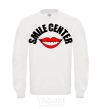 Sweatshirt Smile center White фото