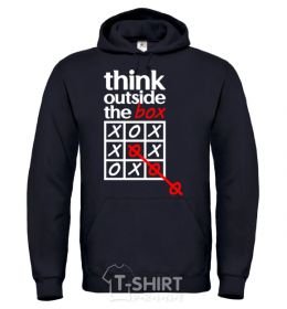 Men`s hoodie Think outside the box black фото