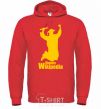 Men`s hoodie Thanks Wikipedia bright-red фото