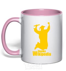 Mug with a colored handle