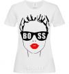 Women's T-shirt Lady boss White фото