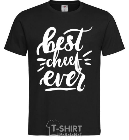 Men's T-Shirt Best cheef ever black фото