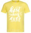 Men's T-Shirt Best cheef ever cornsilk фото