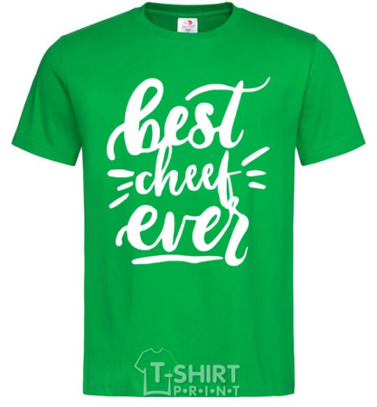 Men's T-Shirt Best cheef ever kelly-green фото