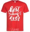 Men's T-Shirt Best cheef ever red фото