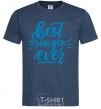 Men's T-Shirt Best singer ever navy-blue фото