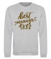 Sweatshirt Best manager ever sport-grey фото