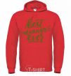 Men`s hoodie Best manager ever bright-red фото