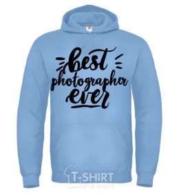 Men`s hoodie FOR PHOTOGRAPHER sport-grey фото