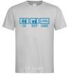 Men's T-Shirt Eat sleep league grey фото