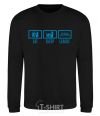 Sweatshirt Eat sleep league black фото