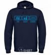 Men`s hoodie Eat sleep league navy-blue фото