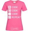 Women's T-shirt Code code code repeat heliconia фото