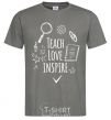Мужская футболка Teach love inspire Графит фото