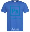 Men's T-Shirt My format PSD royal-blue фото