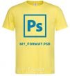 Men's T-Shirt My format PSD cornsilk фото