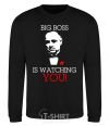 Sweatshirt Big boss is watching you black фото