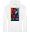 Men`s hoodie Big BOSS портрет White фото