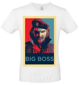 Men's T-Shirt Big BOSS портрет White фото