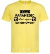 Men's T-Shirt I'm a paramedic what's your superpower cornsilk фото