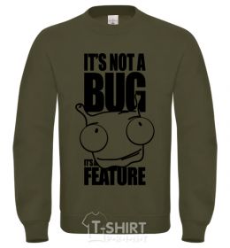 Sweatshirt It's not a bug it's a feature sand фото
