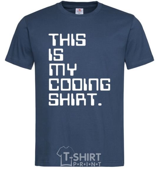 Men's T-Shirt This is my coding shirt navy-blue фото