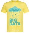 Men's T-Shirt Big data rain cornsilk фото