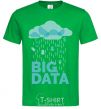 Men's T-Shirt Big data rain kelly-green фото