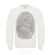 Sweatshirt An imprint from the code White фото