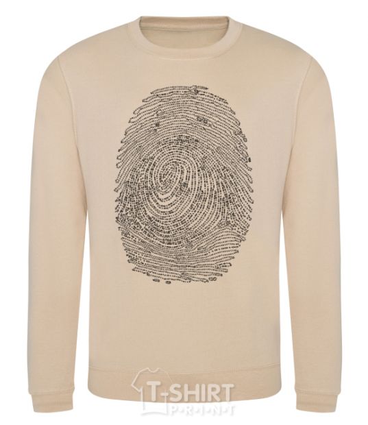 Sweatshirt An imprint from the code sand фото