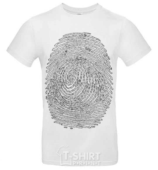 Men's T-Shirt An imprint from the code White фото