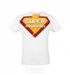 Men's T-Shirt Super programmer logo White фото