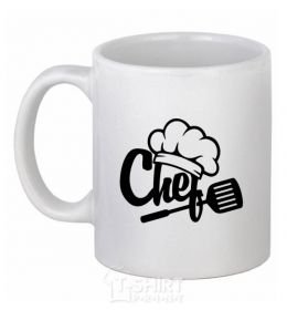 Ceramic mug MASTER CHEF White фото