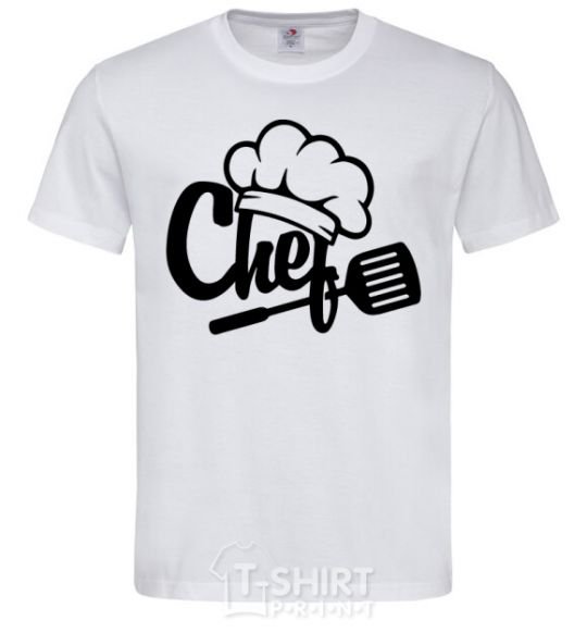 Men's T-Shirt Chef hat White фото