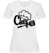 Women's T-shirt Chef hat White фото