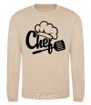 Sweatshirt Chef hat sand фото