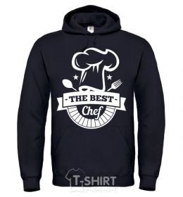Men`s hoodie The best chef black фото