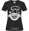 Women's T-shirt The best chef black фото