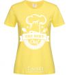 Women's T-shirt The best chef cornsilk фото